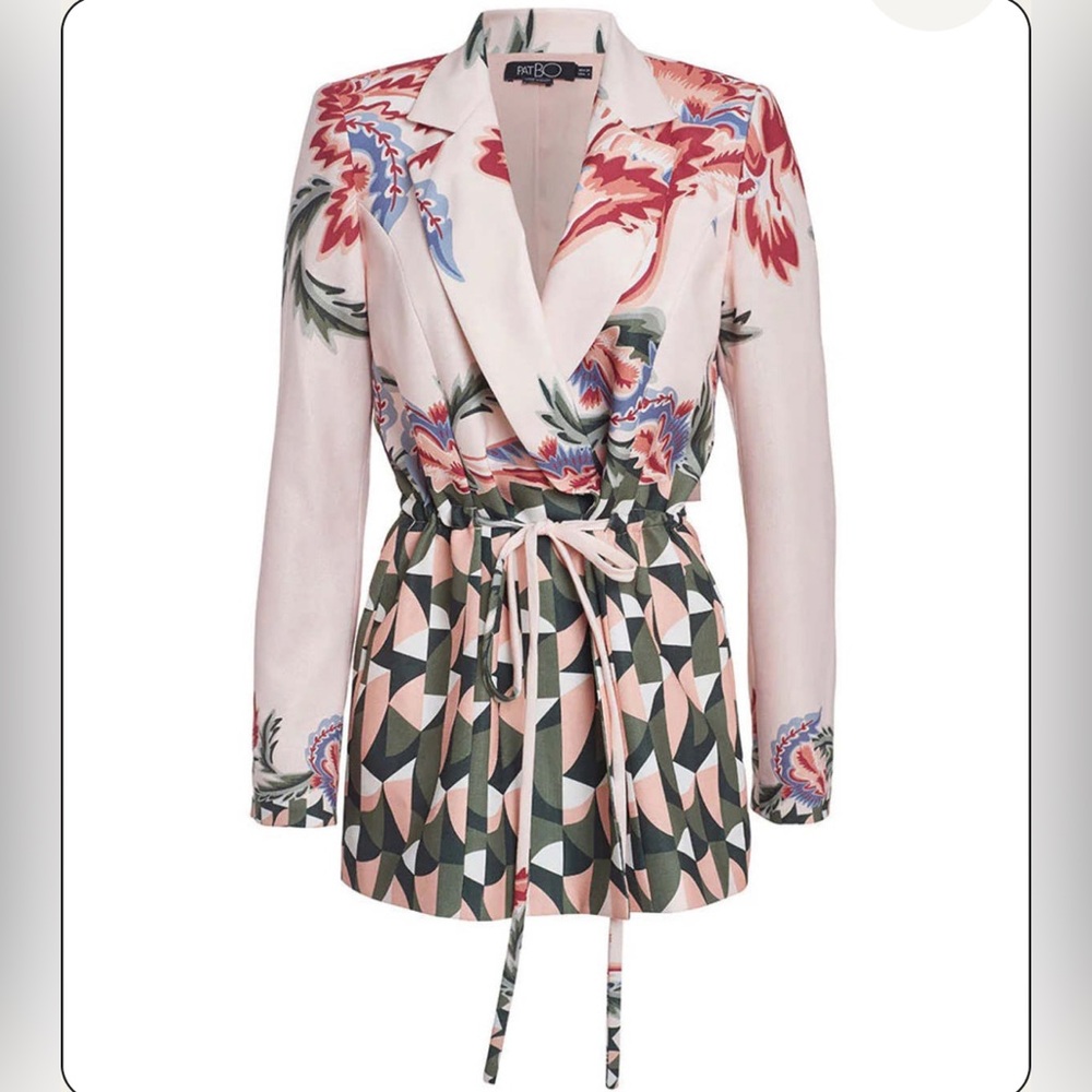 PatBO Plitka tie-waist Blazer